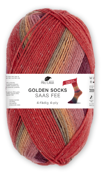 Pro Lana Golden Socks Saas Fee Stretch 4-fach