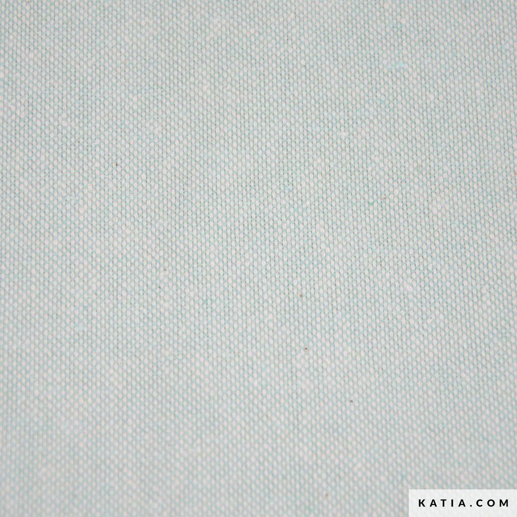 Recycelter Canvas grün mit Chambray-Effekt