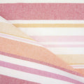 Recycelter Canvas mit roten Streifen