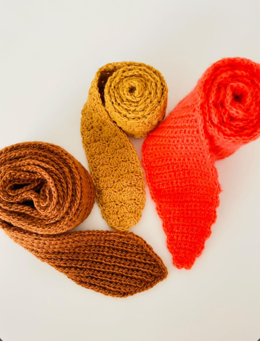 Häkelworkshop mit Ela von Maschenherz - Minituch im Stil eines Sophie Scarf