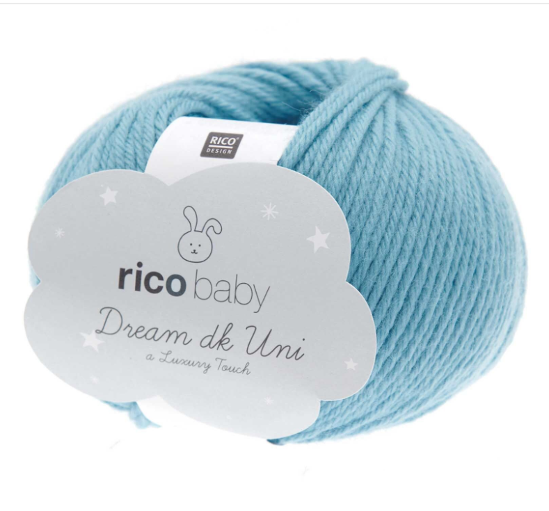 Rico Design Baby Dream dk Uni und mit Farbverlauf