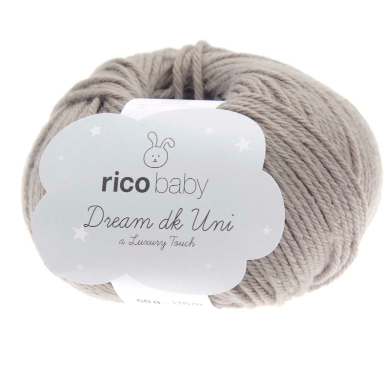 Rico Design Baby Dream dk Uni und mit Farbverlauf