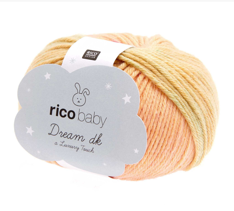 Rico Design Baby Dream dk Uni und mit Farbverlauf