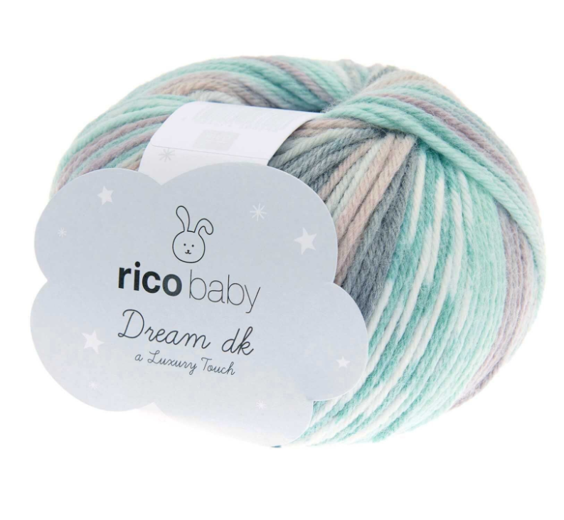 Rico Design Baby Dream dk Uni und mit Farbverlauf