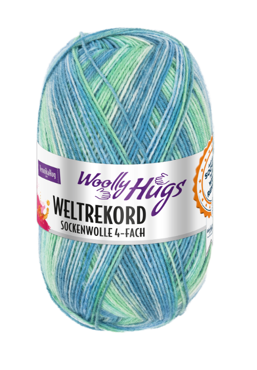 Woolly Hugs Weltrekord-Sockenwolle