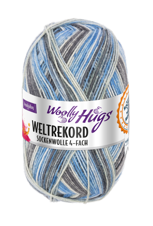 Woolly Hugs Weltrekord-Sockenwolle