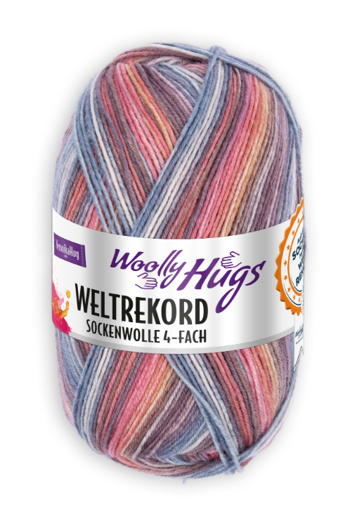 Woolly Hugs Weltrekord-Sockenwolle