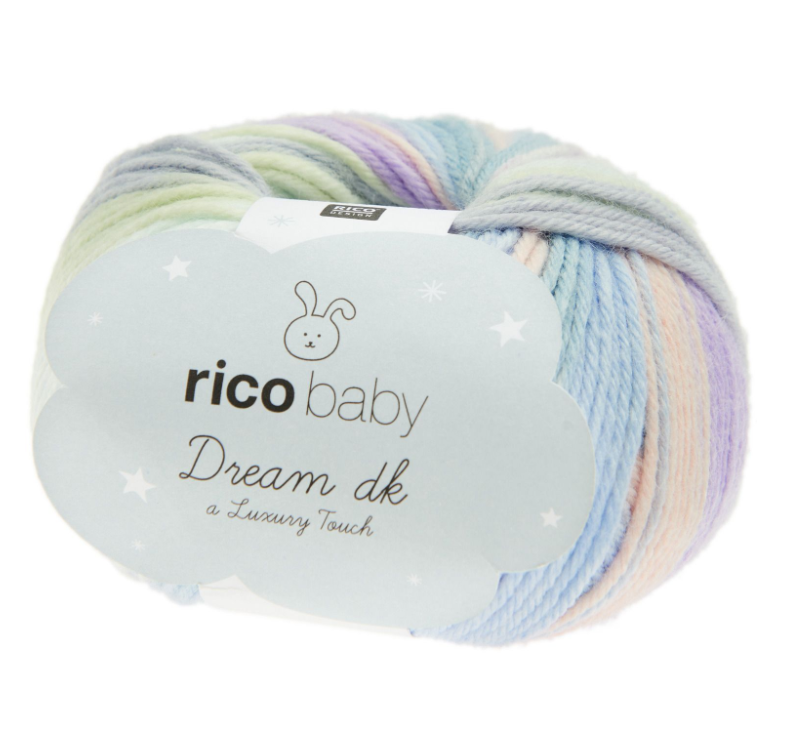 Rico Design Baby Dream dk Uni und mit Farbverlauf