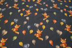 Softshell dunkelblau mit Füchsen und Luftballons