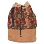 Korkstoff mit Hibiskusblüten