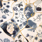 Ecoviskose mit japanischen Motiven (Ecovero)