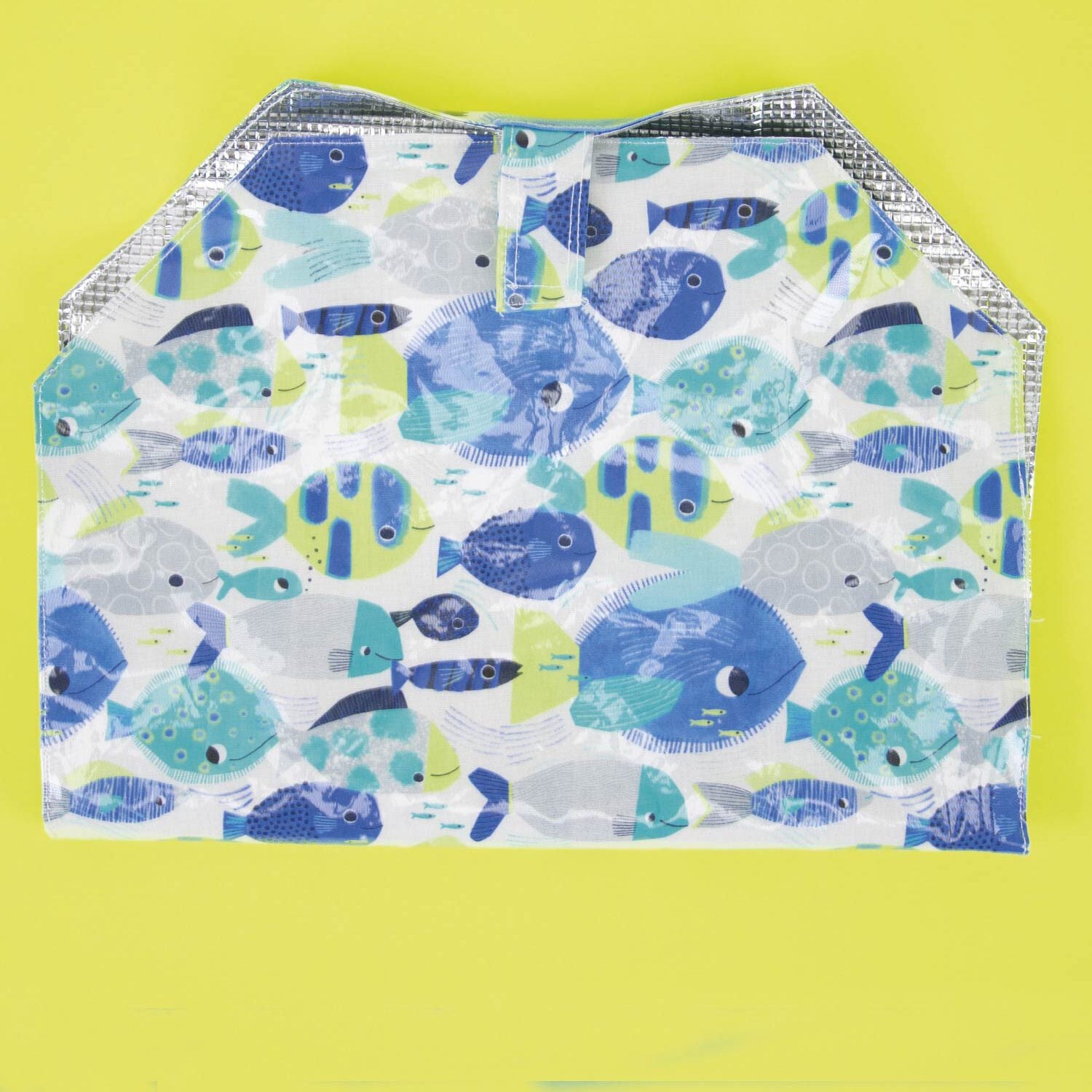 Baumwolle laminiert mit Fischen