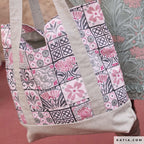 Canvas rosé mit Mosaiken