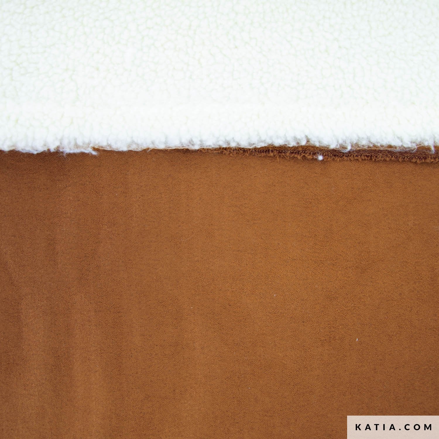 Sherpa cognacfarben mit Teddyfutter