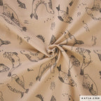 Sommersweat beige mit Seehunden