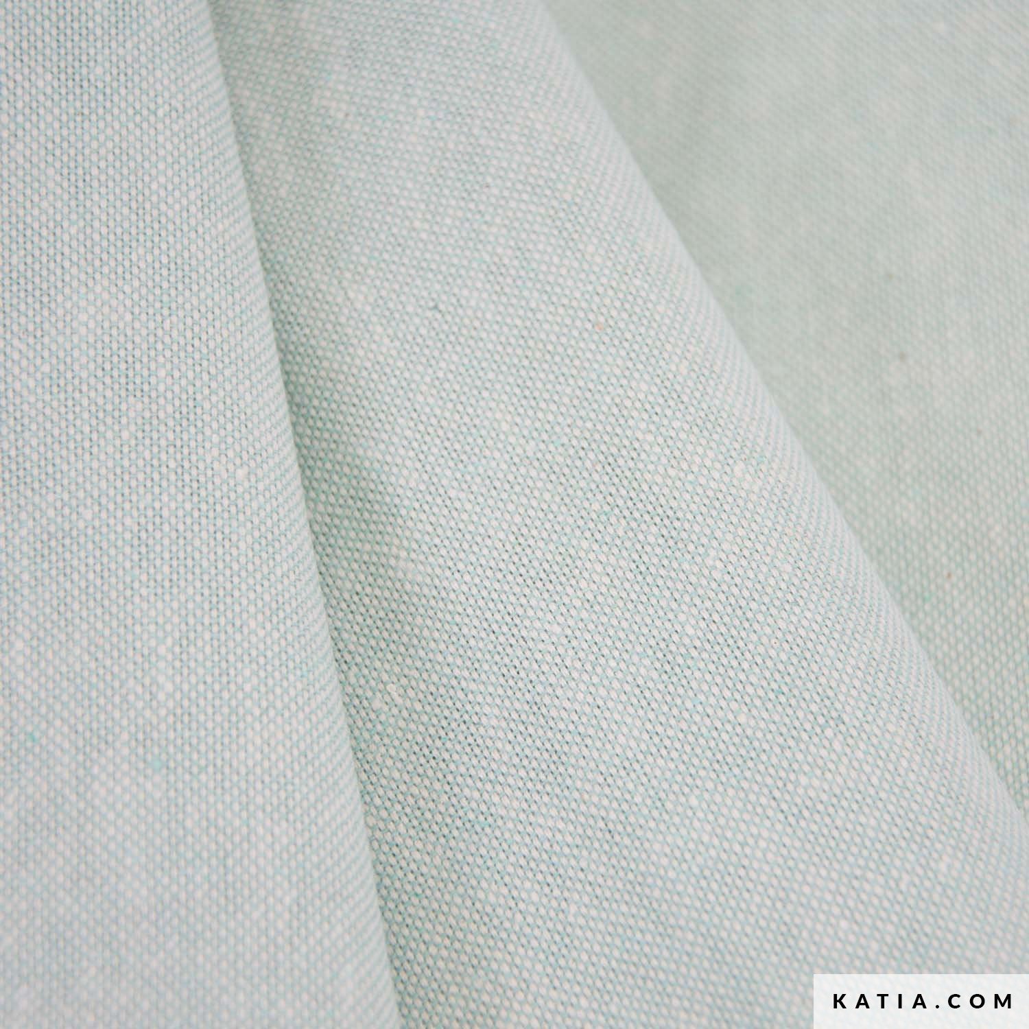 Recycelter Canvas grün mit Chambray-Effekt