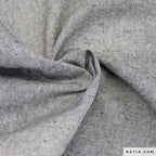 Recycelter Canvas mit schwarzem Chambray-Effekt