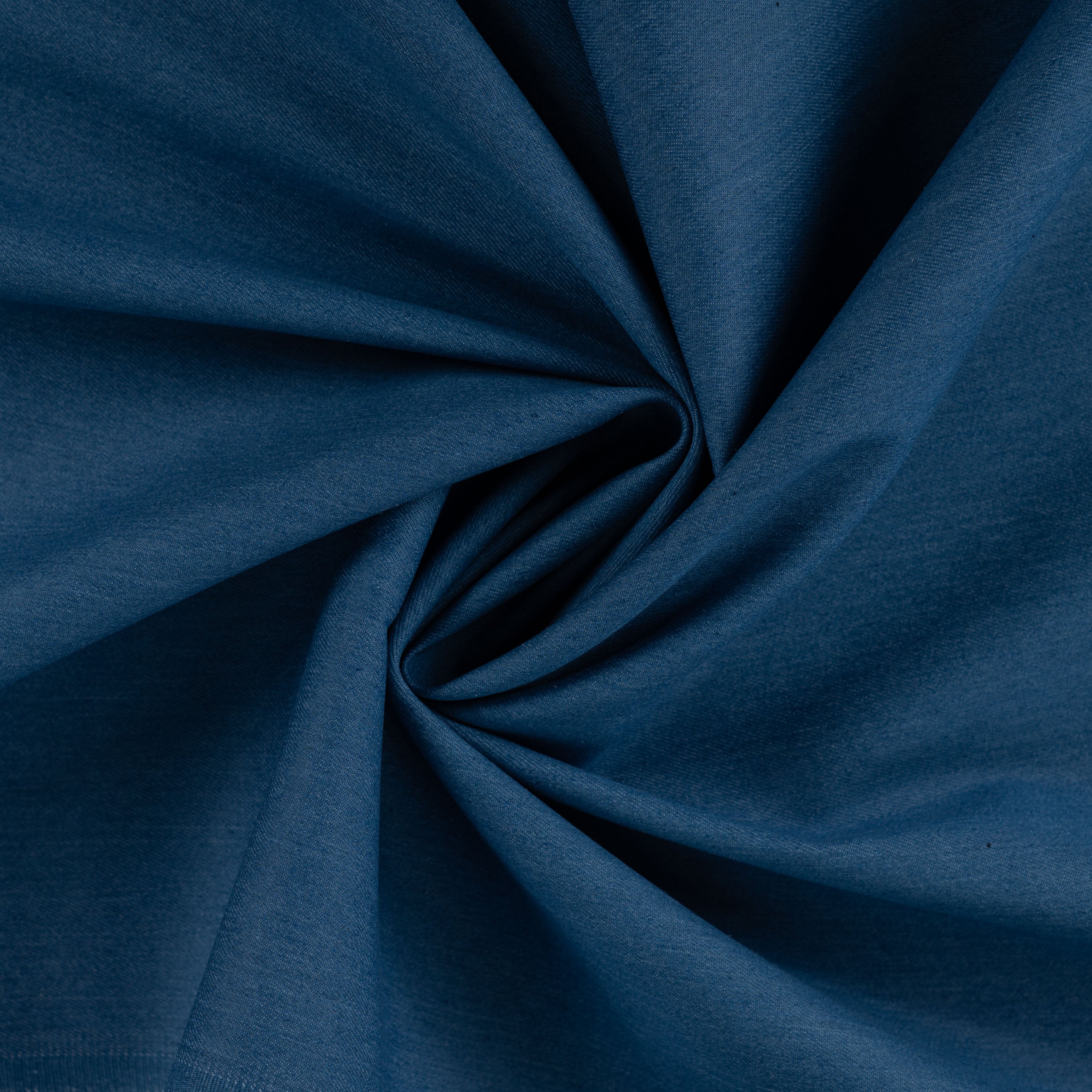 Jeansstoff blau mit Stretch