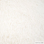 Federhaar-Kunstfell elfenbeinfarben