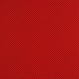 Baumwolle rot, klein gepunktet_Produktbild