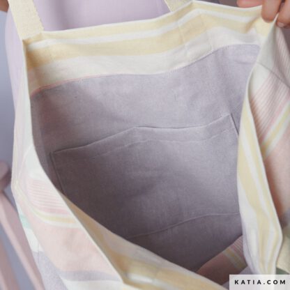 Recycelter Canvas-Stoff mit Chambray-Effekt in Lila_Produktgalerie