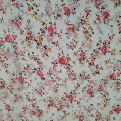 Viskose weiß mit Blüten ind Rosa_Produktbild