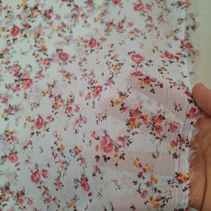 Viskose weiß mit Blüten ind Rosa_Produktgalerie 2