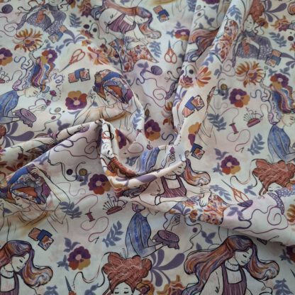 Baumwolle (Popeline) weiß mit Handarbeitmotiven_Produktgalerie 1