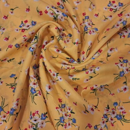 Viskose gelb mit Blümchen_Produktgalerie 2