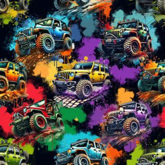 Joggingstoff Monster Trucks_Produktbild